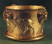 Rhyton in the form of a lion griffin unknow artist